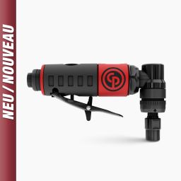 CP7406 – Mini-meuleuse d’angle pneumatique avec système de verrouillage de l’arbre