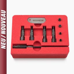 Jeu d'adaptateurs universels MOTOMETER 1 trou de bougie de préchauffage