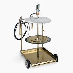 Chariot de graissage pour fûts du 180/220 kg