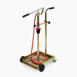 Pompe à huile manuel avec chariot pour fûts 30/60 kg, ECODORA (anciennement ALFA)