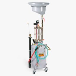 Récupérateur et aspirateur d’huile usée com­biné avec préchambre et réservoir mobile, 90 l