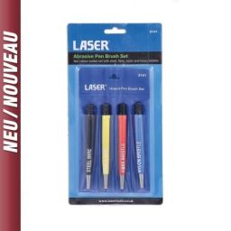 Jeu de stylos brosses abrasifs de 4 pièces